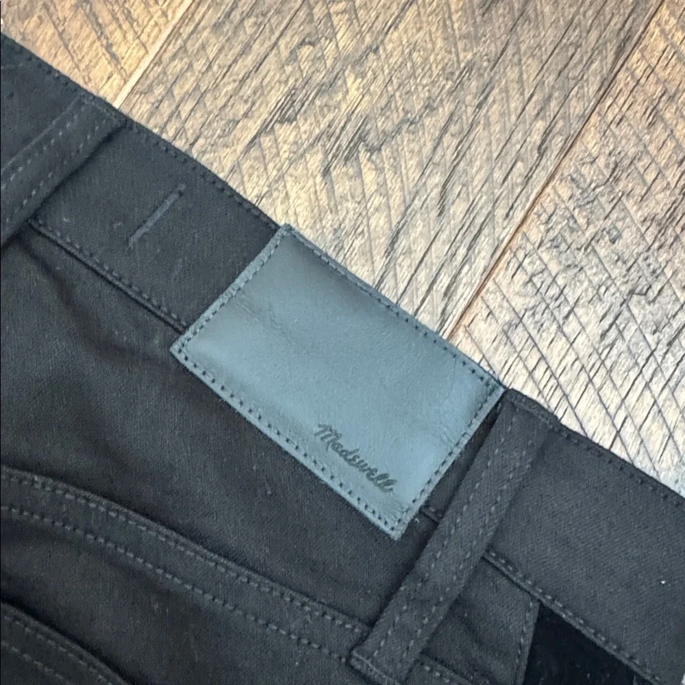 Madewell 9" Mid-Rise Skinny Jeans: Velvet Tuxedo Stripe Edition - Picture 14 of 14
